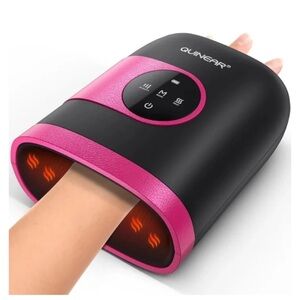 QUINEAR Black and Pink Hand Massager for arthritis pain cold winter
